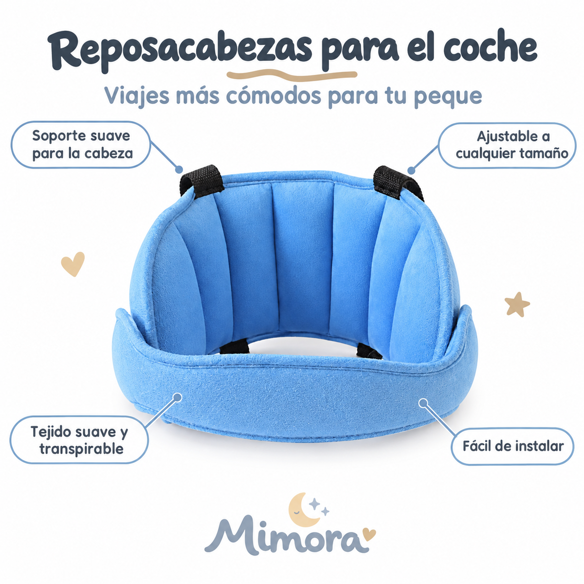 Reposacabezas Infantil Para Viajes Cómodos